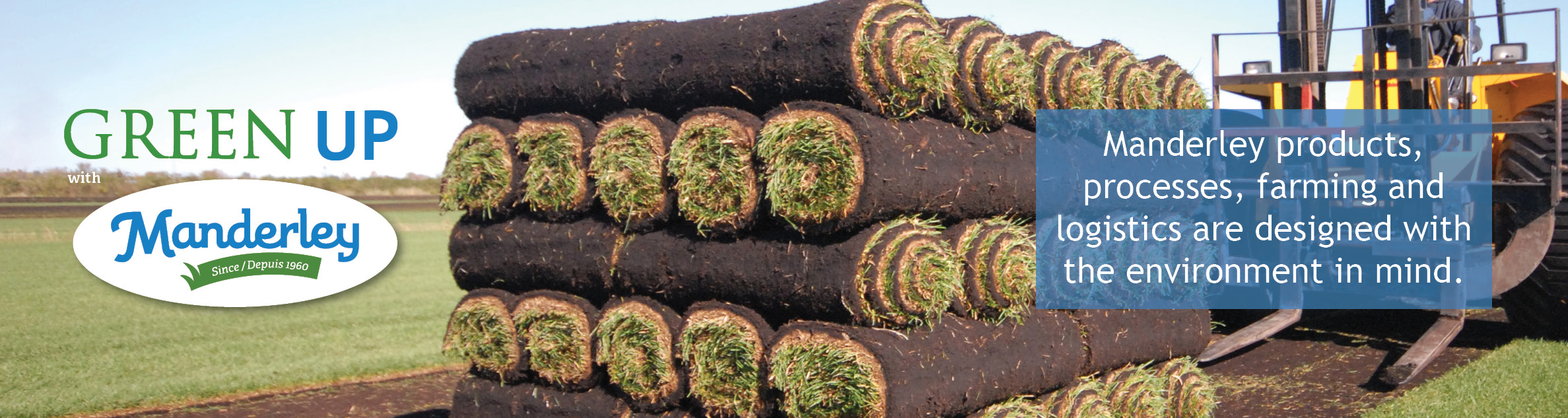 Fresh Sod, Grass Seed and Fertilizer Manderley Turf Products